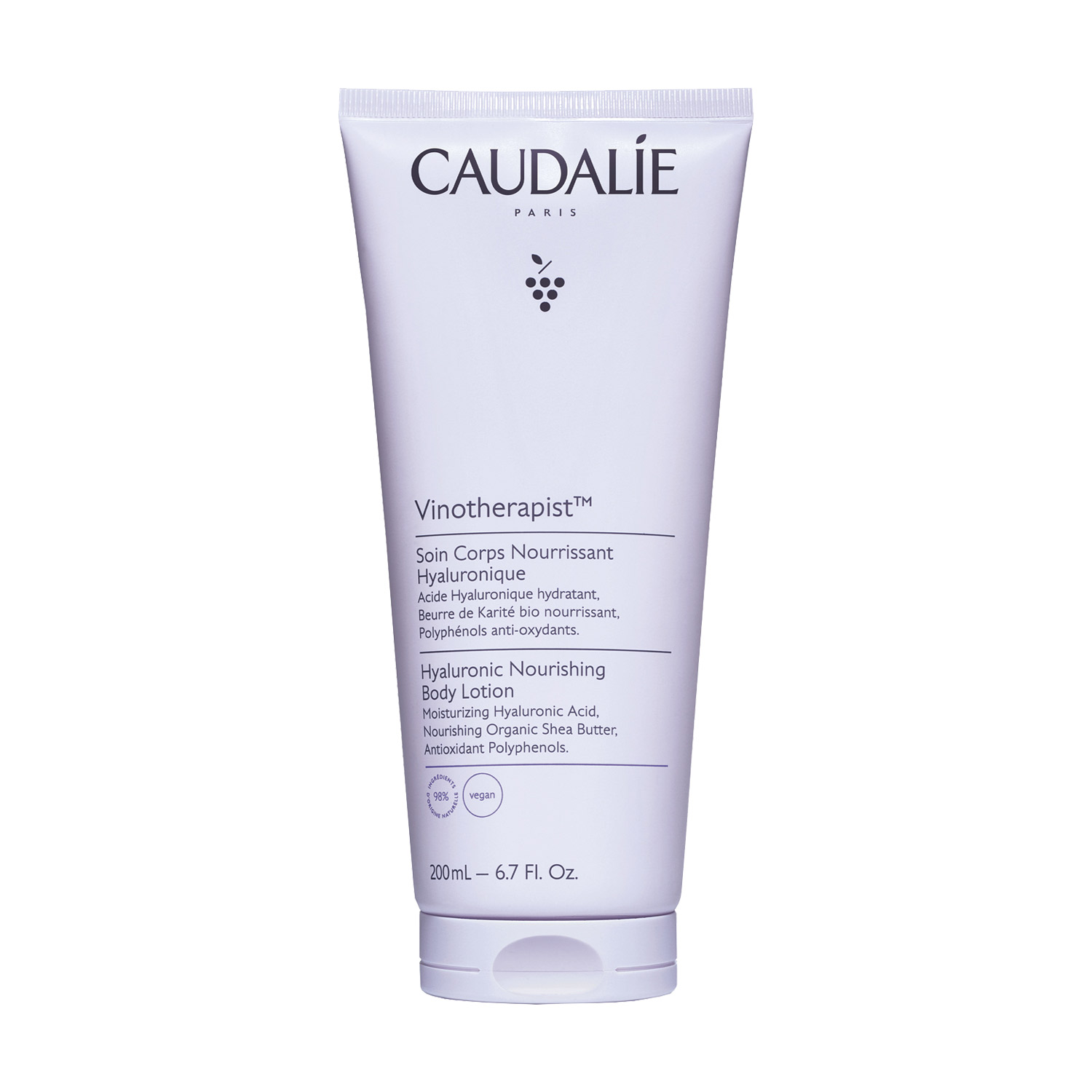 Живильний лосьйон для тіла Caudalie Vinotherapist Hyaluronic Nourishing Body Lotion, 200 мл