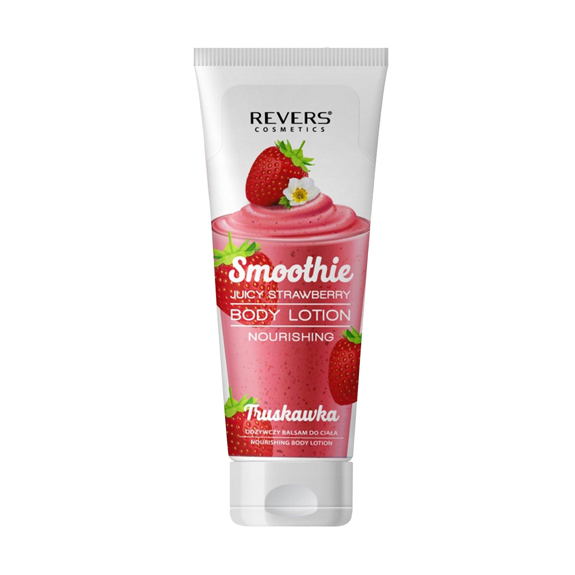 Живильний лосьйон для тіла Revers Cosmetics Nourishing Body Lotion Smoothie Strawberry, 250 мл